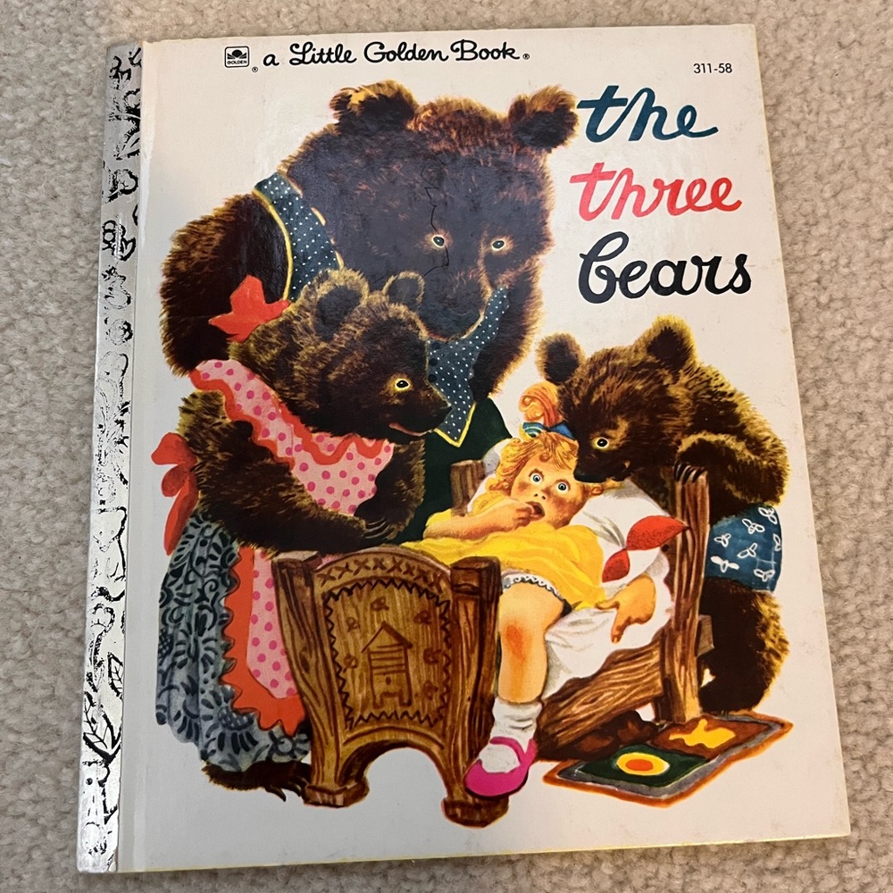 The Three Bears Vintage Little Golden Book